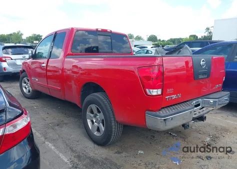 2005 Nissan Titan Se z USA, uszkodzony, nr VIN 1N6BA06A25N563466